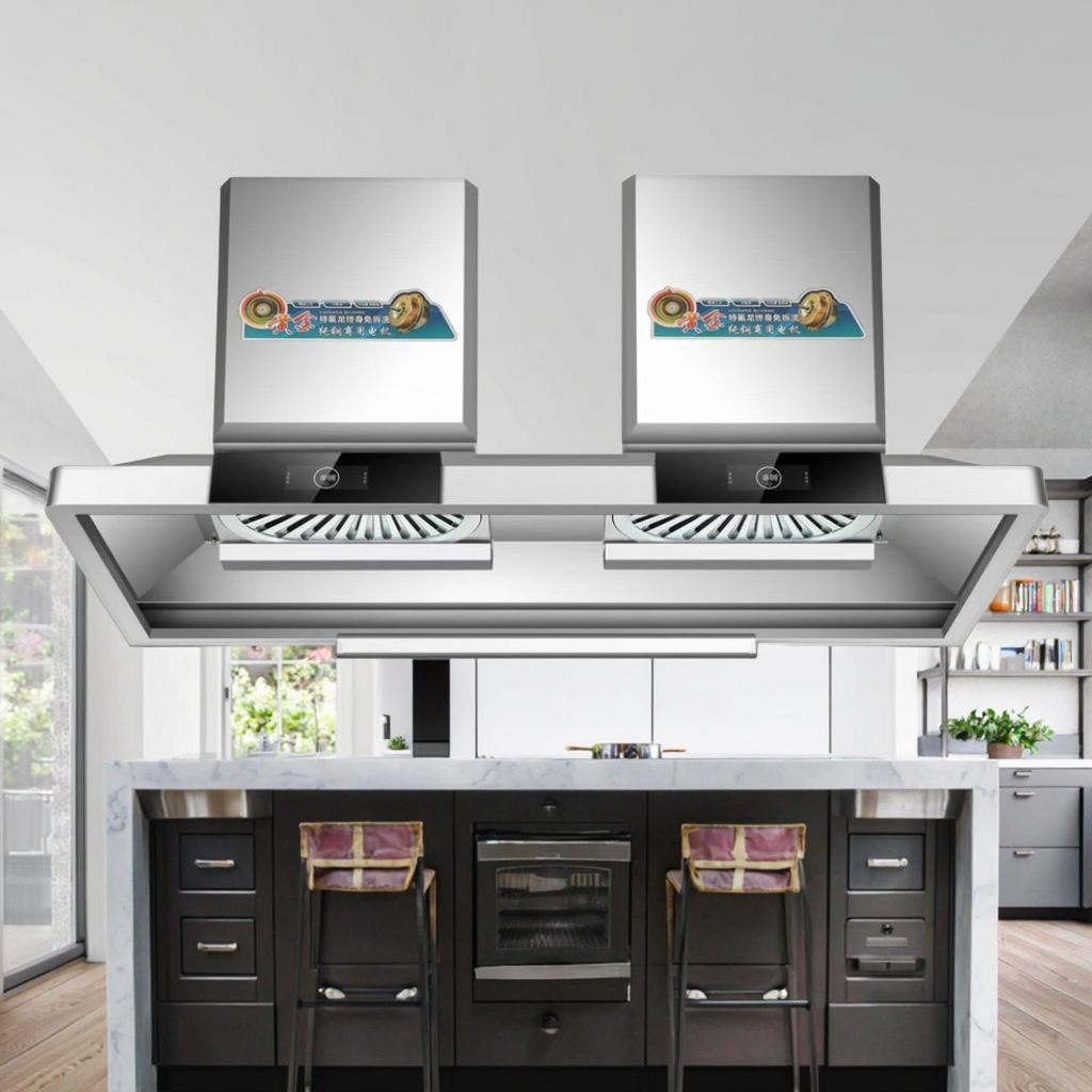 Commercial Kitchen Hood Design - Commercial Large Suction Range Hood For