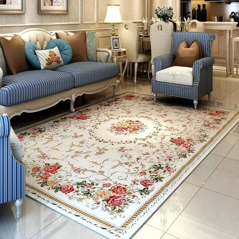 Commercial Kitchen Mats - Luxury Pastoral Carpets for Living Room