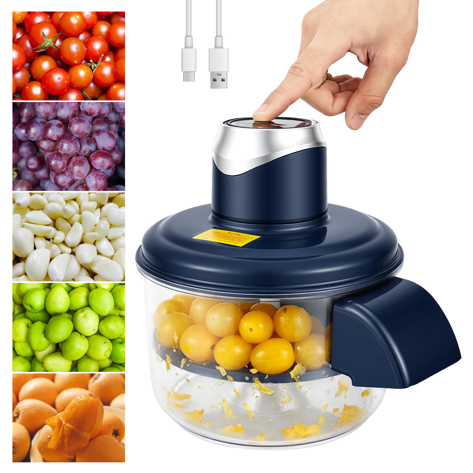 Commercial Potato Peeler - Multi-functional Electric Peeling Machine Portable Fruits