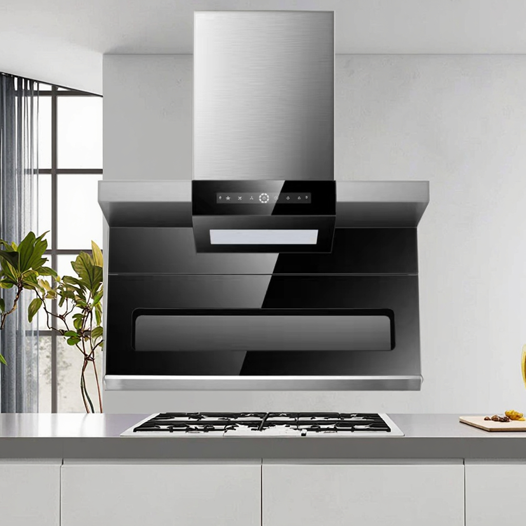 Commercial Kitchen Hood Design - Modern Design Wall Mounted Industrial Commercial