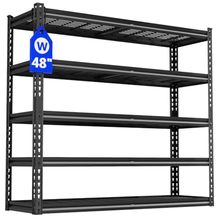 Commercial Kitchen And - Garage Shelving Heavy Duty, 5-Tier Storage