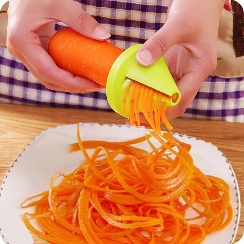 Commercial Potato Peeler - Kitchen Rotating Shredder 3-in-1 Manual Vegetable