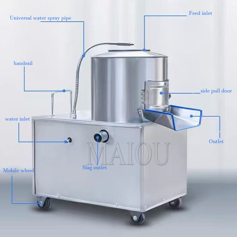 Industrial Taro Peeler Machine - مراجعة Commercial Potato Peeler وسعره