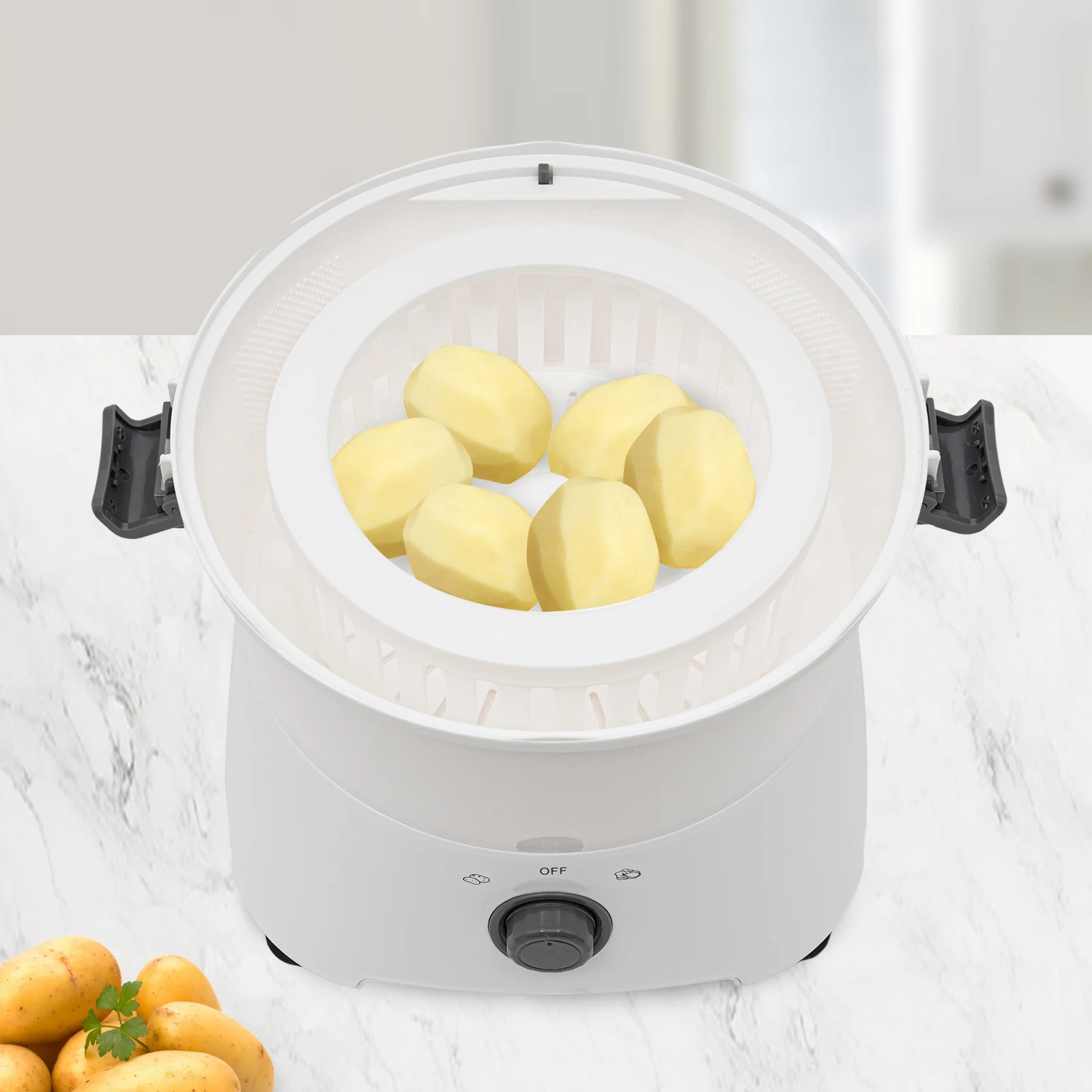 Electric Potato Peeler, 85W Co - مراجعة Commercial Potato Peeler وسعره