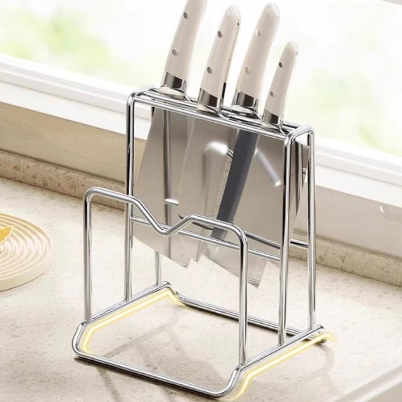 Stainless Steel Knife Holder a - مراجعة Commercial Kitchen Knife Holder وسعره