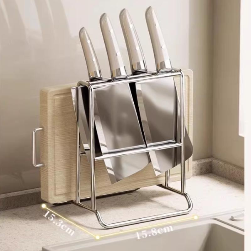 Stainless Steel Knife Holder a - مراجعة Commercial Kitchen Knife Holder وسعره