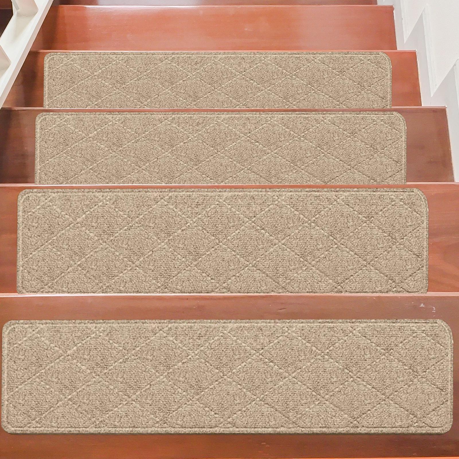Stair Rugs 7 Pieces Adhesive T - مراجعة Commercial Kitchen Mats وسعره