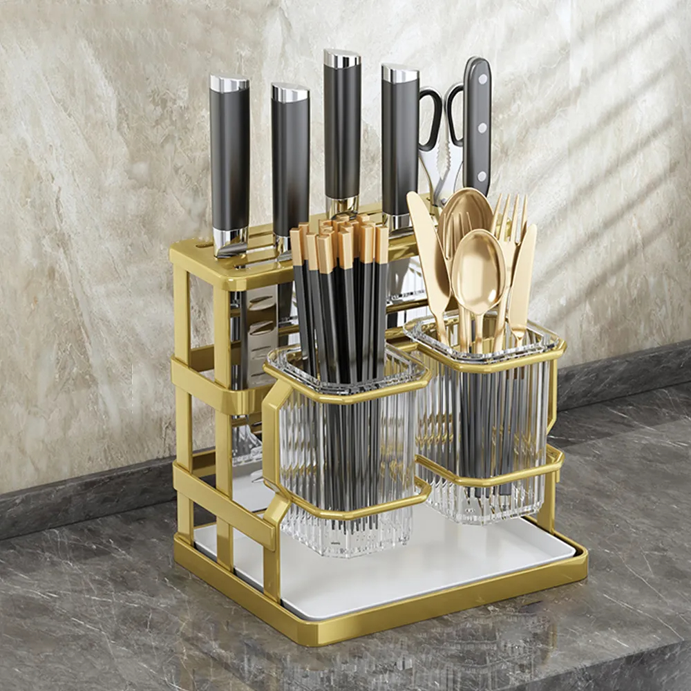 Kitchen Countertop Cutlery Hol - مراجعة Commercial Kitchen Knife Holder وسعره