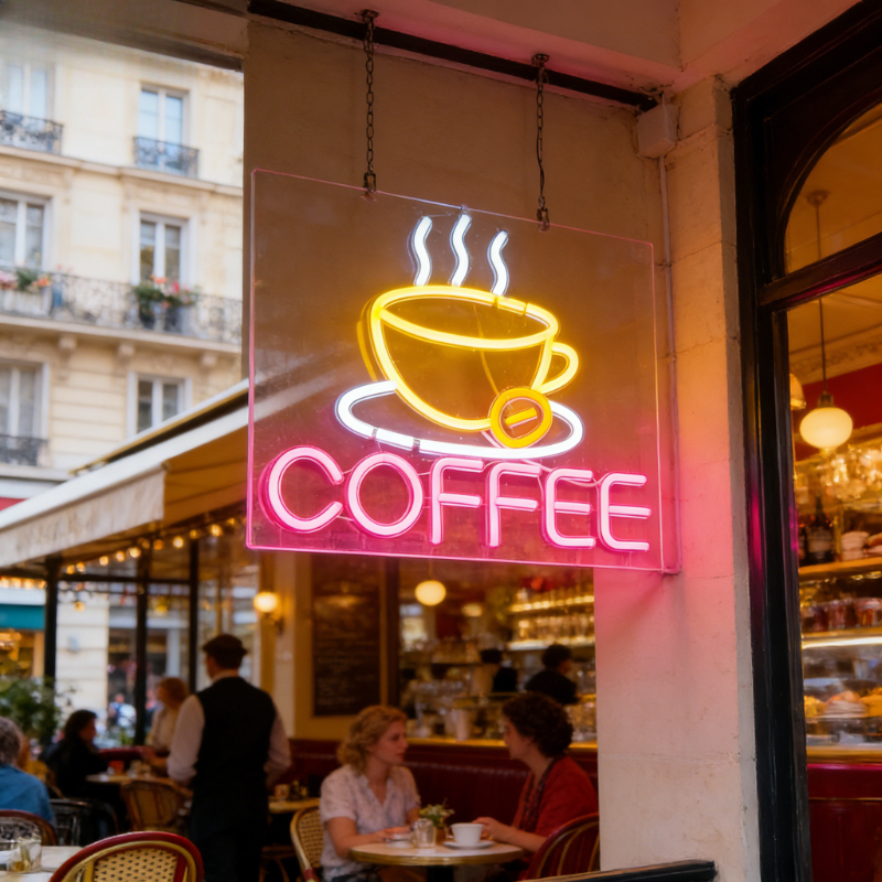 Coffee Cup Neon Light Sign for - مراجعة Commercial Kitchen Store وسعره
