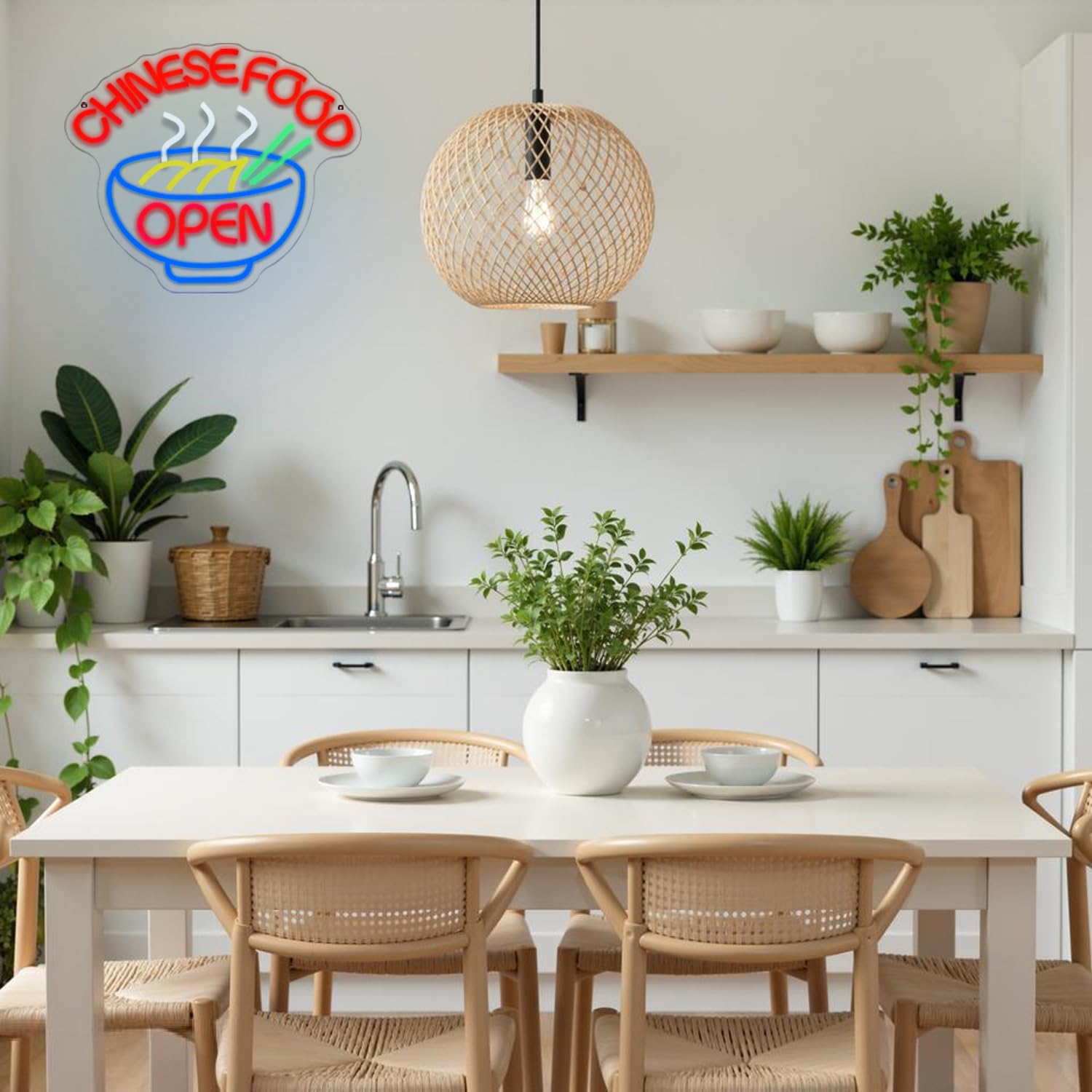 Chinese Food Open Neon Sign Ra - مراجعة Commercial Kitchen Store وسعره