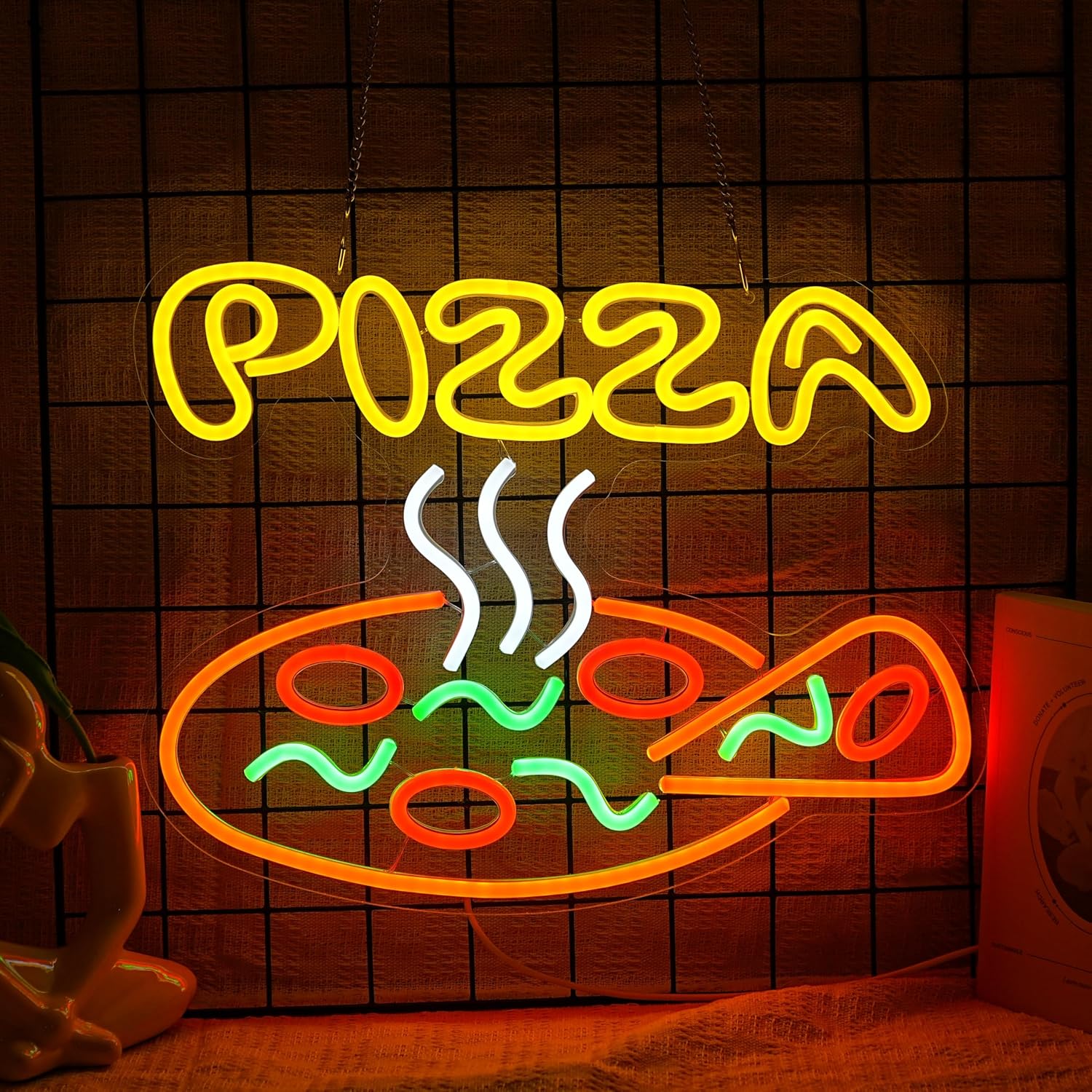 Pizza Neon Sign USB Dimmable L - مراجعة Commercial Kitchen Store وسعره