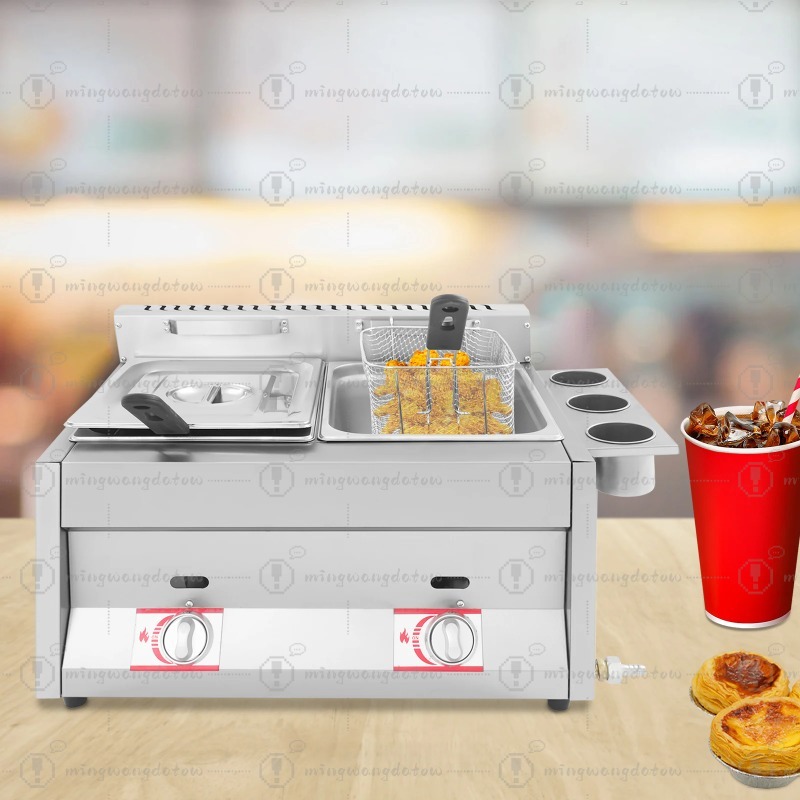 NEW Commercial Gas Deep Fryer  - مراجعة Commercial Kitchen Warmer وسعره