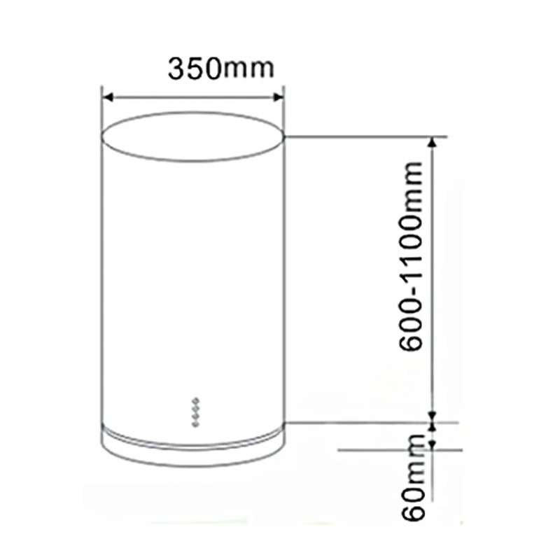 New Design Island Cylindrical  - مراجعة Commercial Kitchen Hood Design وسعره