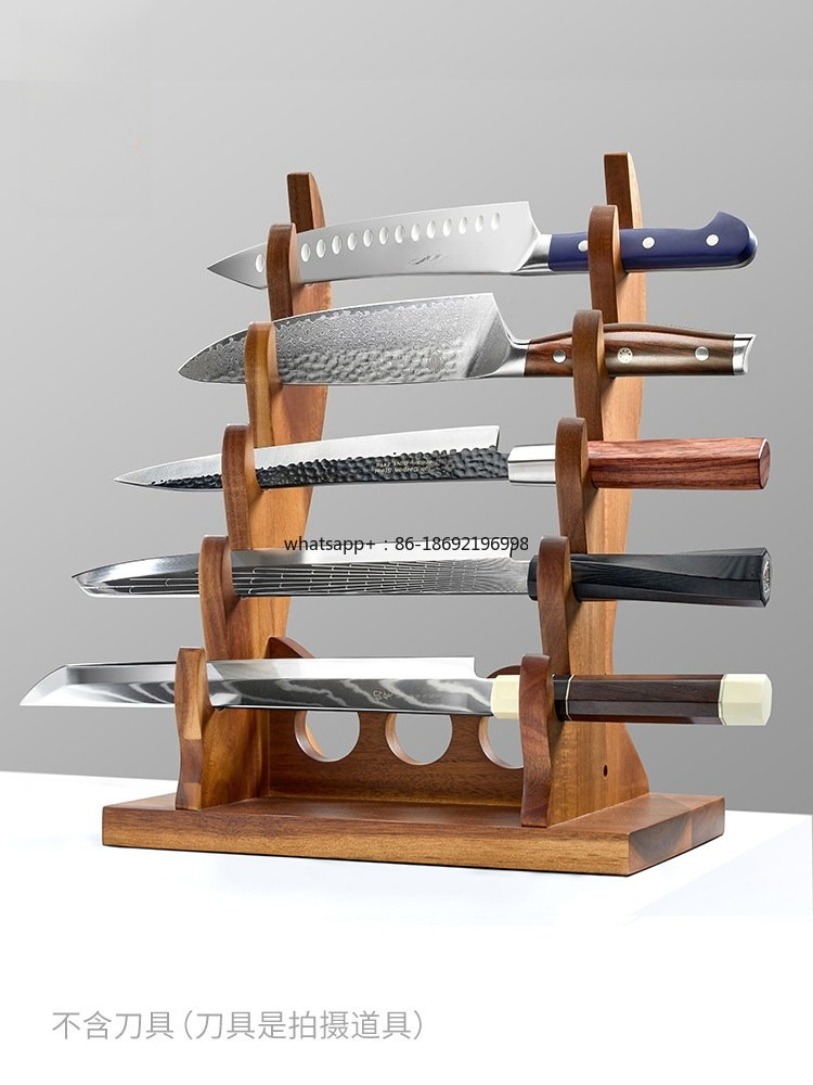 Wall-mounted aluminum alloy ki - مراجعة Commercial Kitchen Knife Holder وسعره