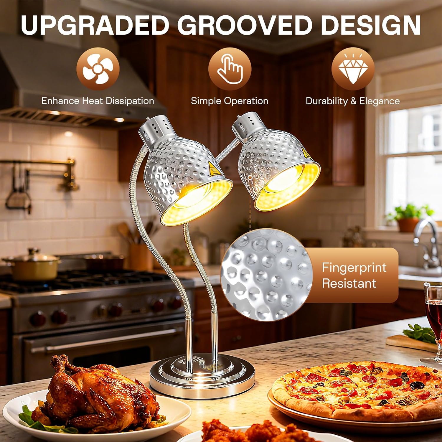 500W Commercial Food Warmer La - مراجعة Commercial Kitchen Warmer وسعره