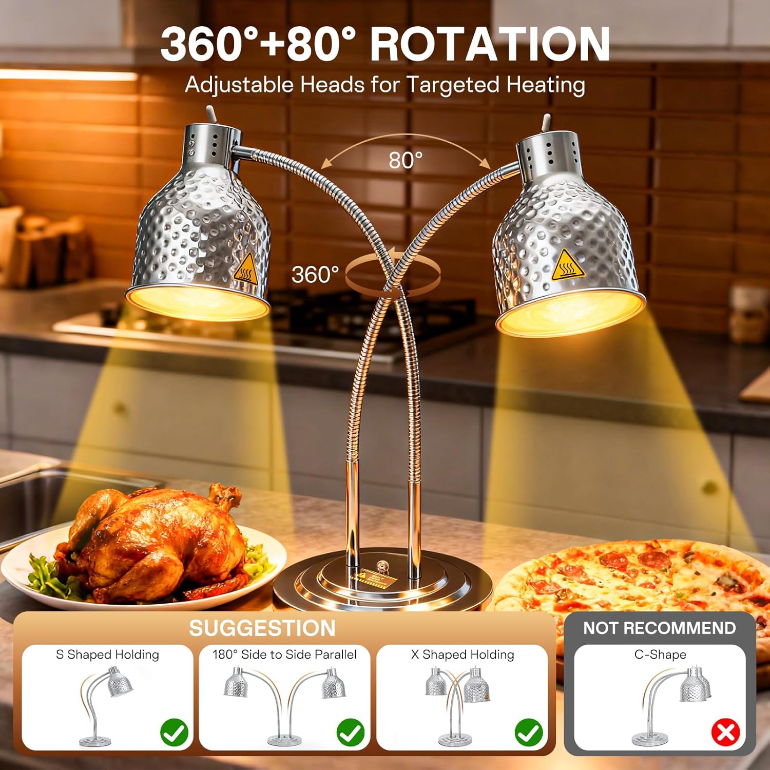 500W Commercial Food Warmer La - مراجعة Commercial Kitchen Warmer وسعره