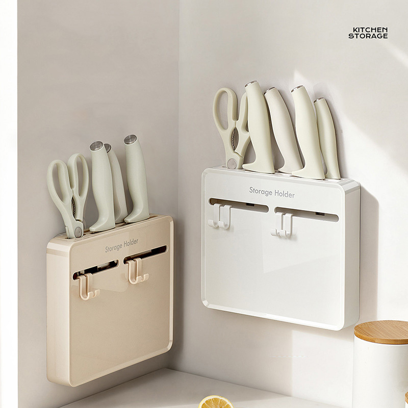 No-Drill Kitchen Knife Holder, - مراجعة Commercial Kitchen Knife Holder وسعره