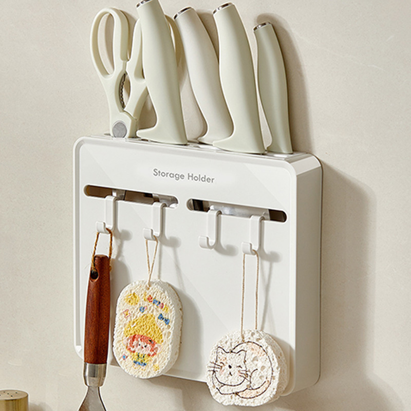 No-Drill Kitchen Knife Holder, - مراجعة Commercial Kitchen Knife Holder وسعره