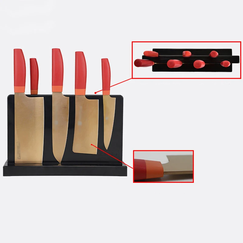 Heavy Duty Thick Magnetic Knif - مراجعة Commercial Kitchen Knife Holder وسعره