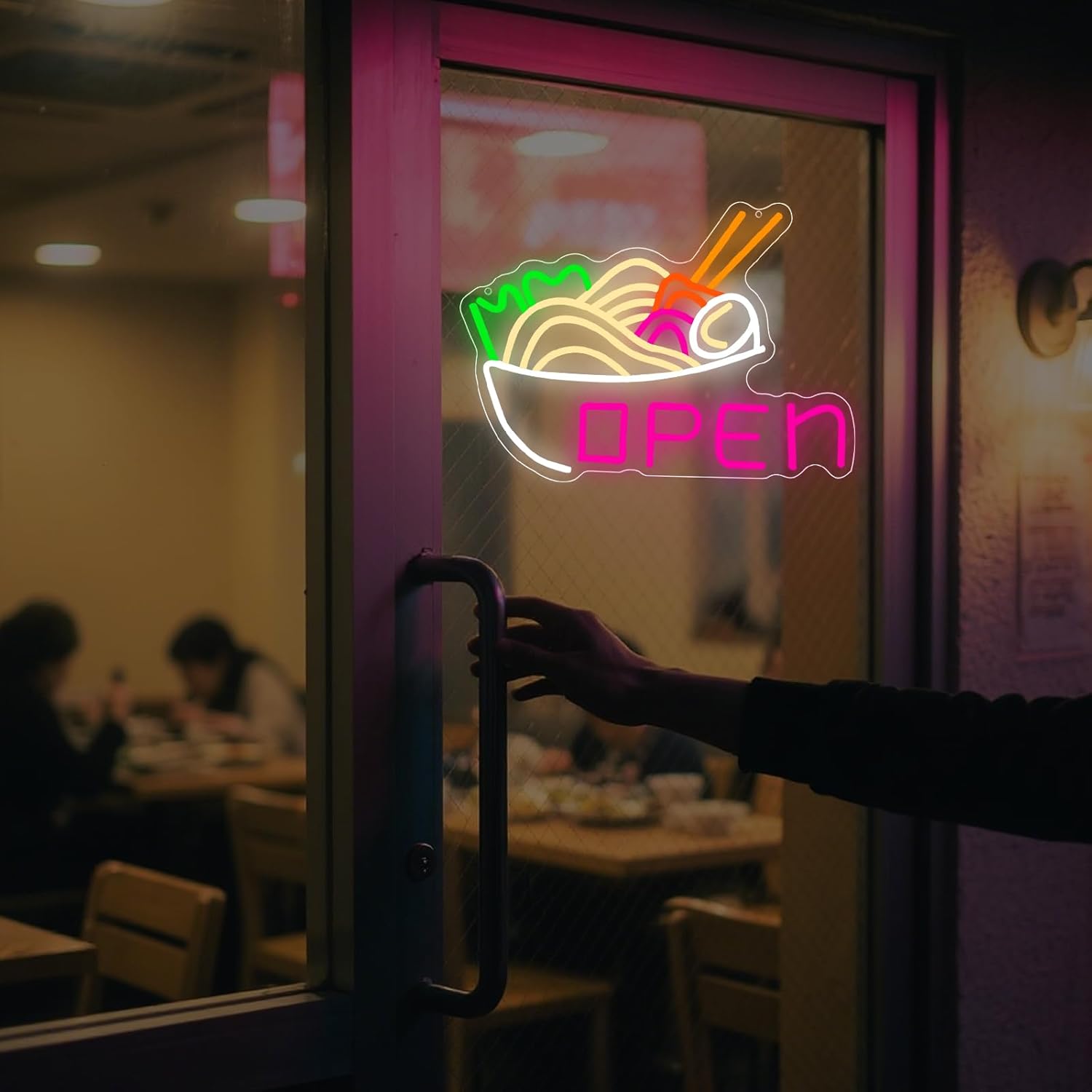 Ramen Bowl Neon Light Open LED - مراجعة Commercial Kitchen Store وسعره