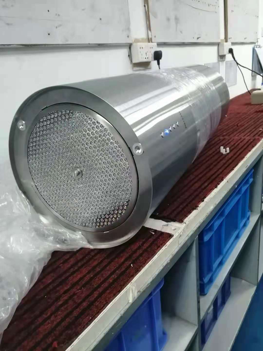 New Design Island Cylindrical  - مراجعة Commercial Kitchen Hood Design وسعره