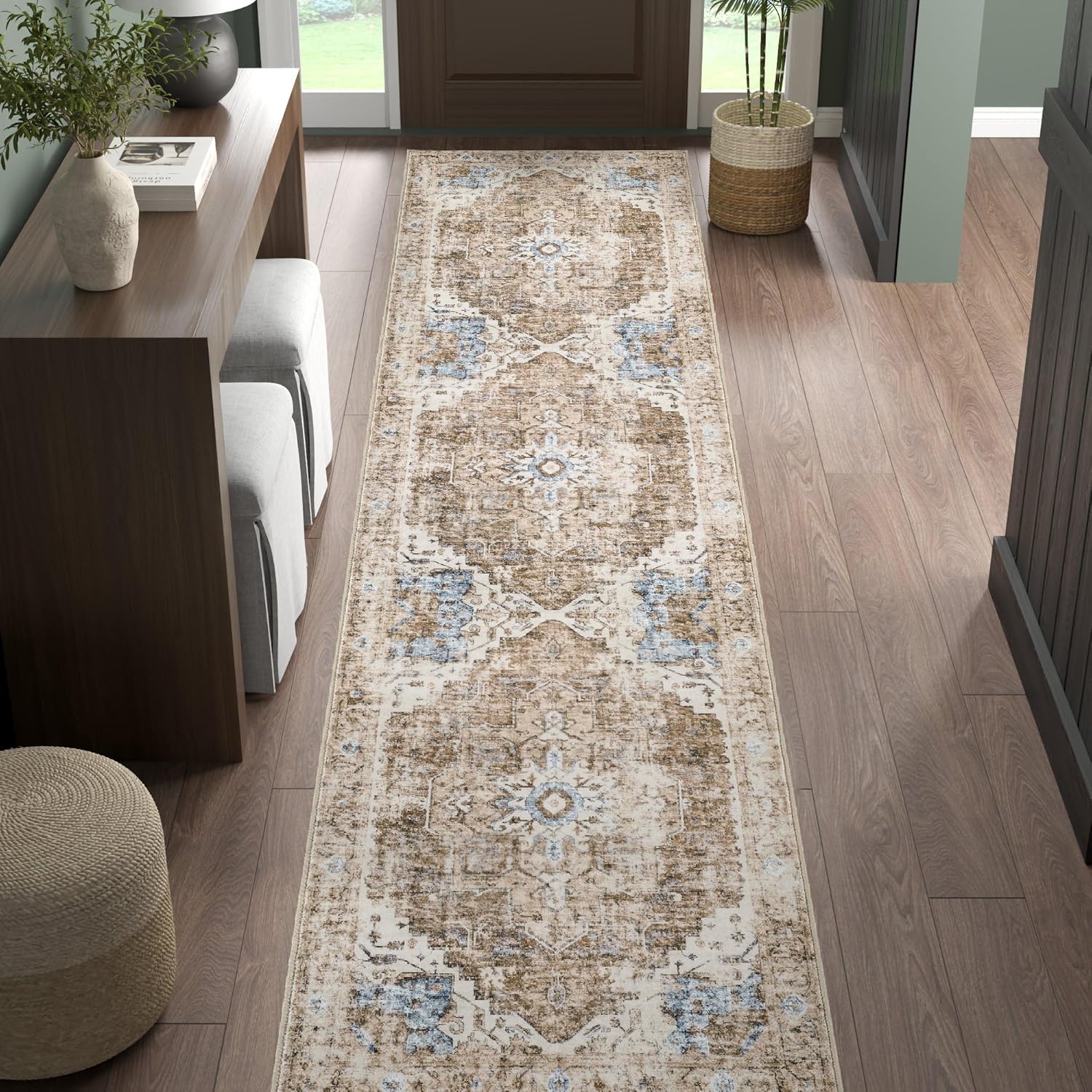 VIKAMA Bohemian Runner Rug Ant - مراجعة Commercial Kitchen Mats وسعره