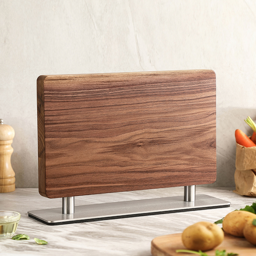 XINZUO Walnut Solid Wood+430 S - مراجعة Commercial Kitchen Knife Holder وسعره