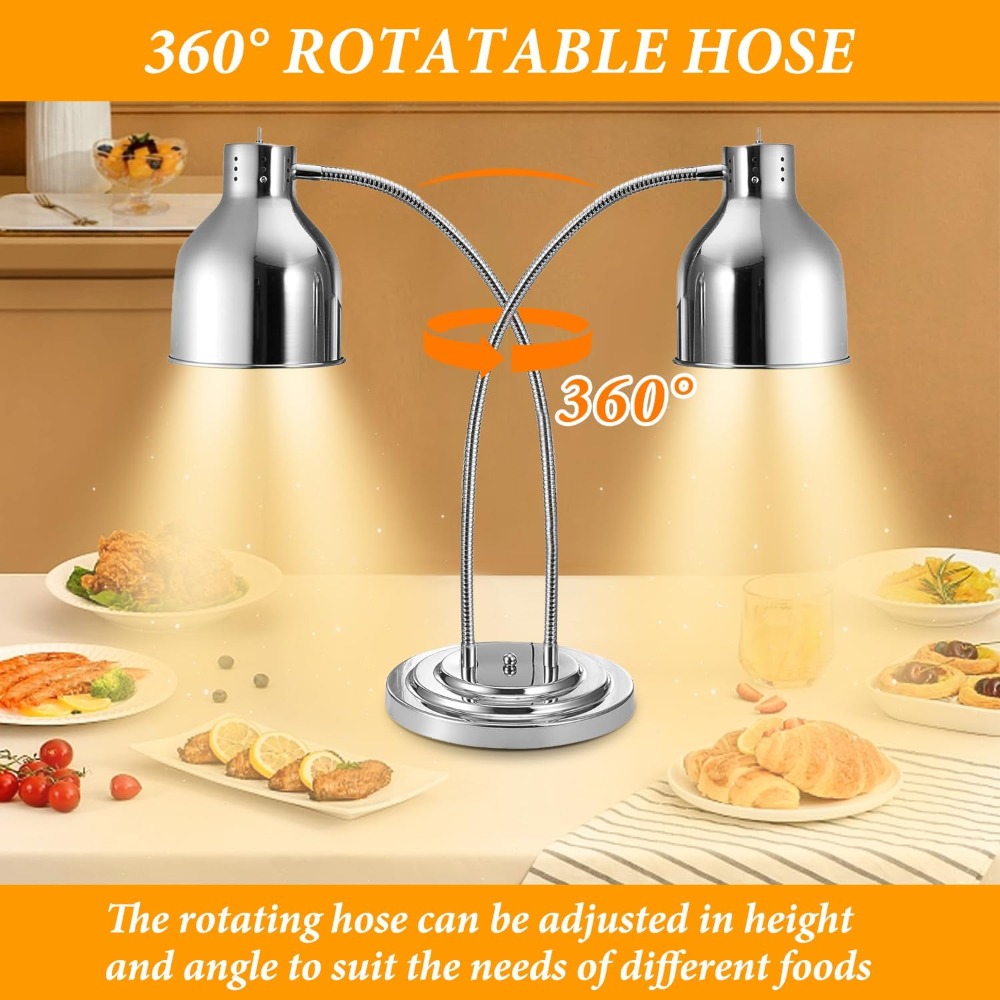 Commercial Food Warming Lamp 2 - مراجعة Commercial Kitchen And وسعره