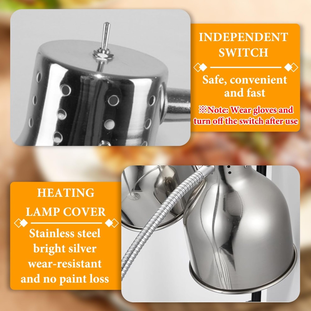 Commercial Food Warming Lamp 2 - مراجعة Commercial Kitchen And وسعره