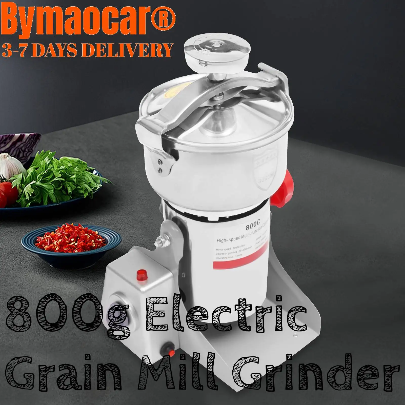 800g Electric Grain Grinder Mi - مراجعة Commercial Kitchen Store وسعره