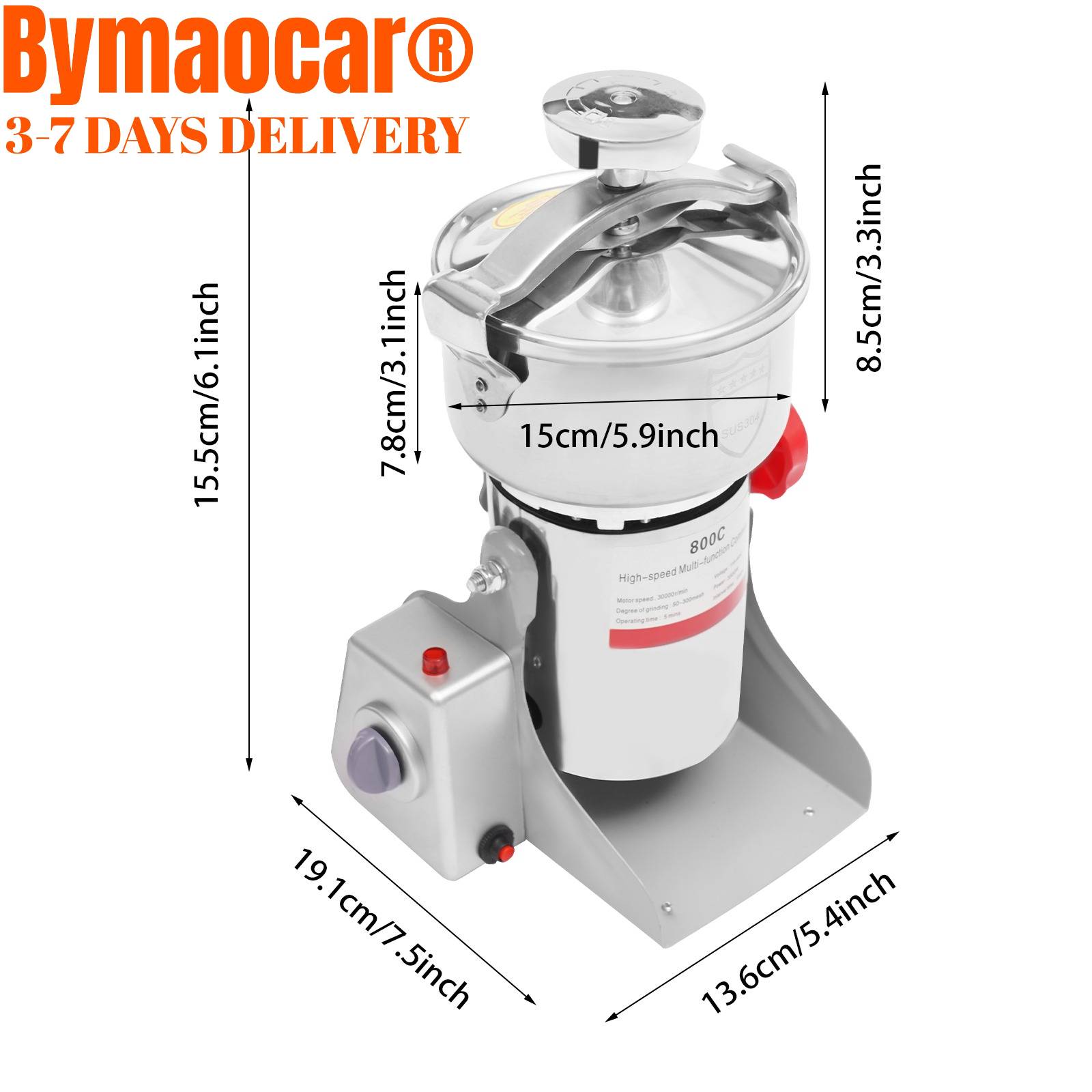 800g Electric Grain Grinder Mi - مراجعة Commercial Kitchen Store وسعره