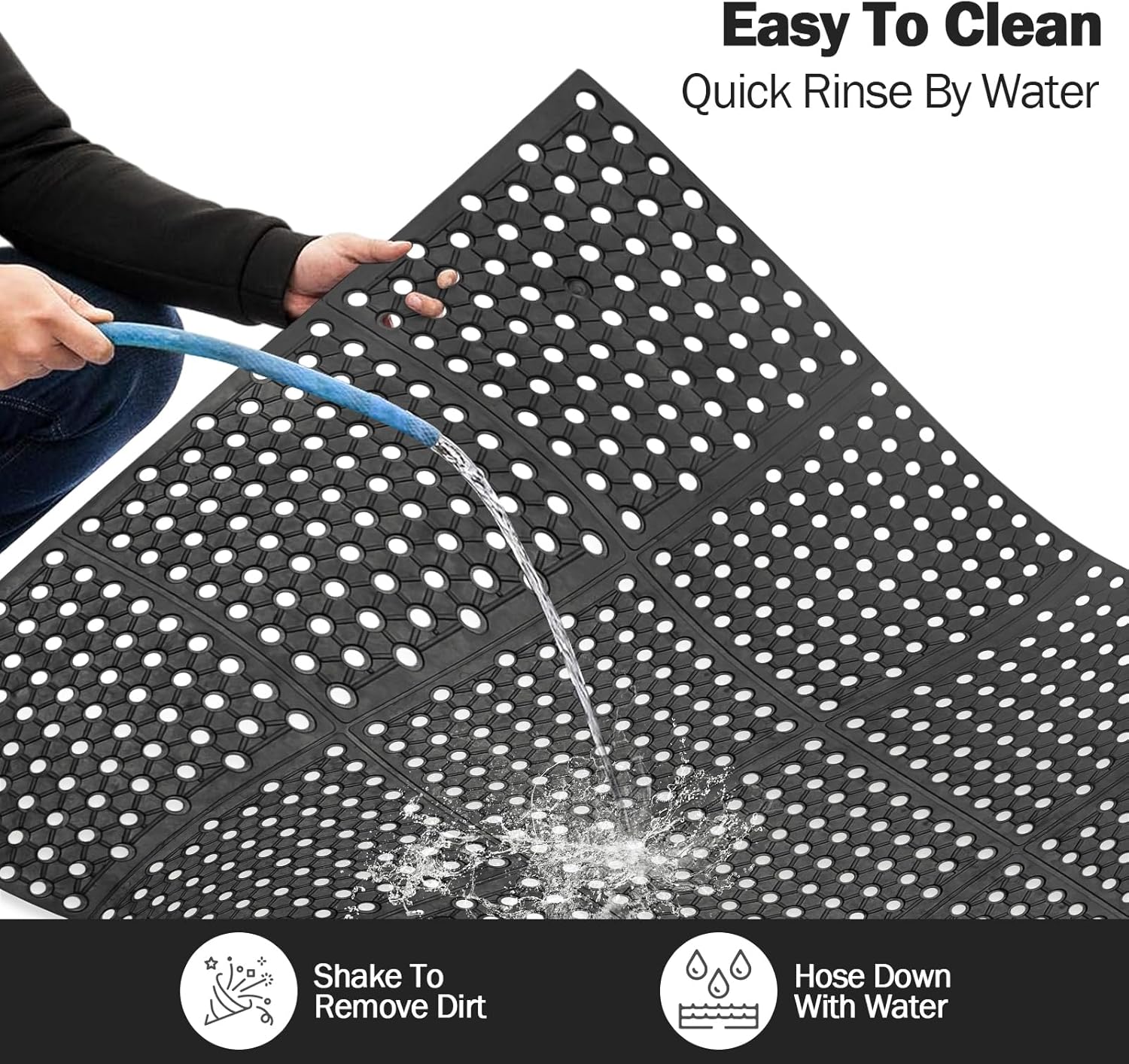 Anti-Fatigue Drainage Rubber M - مراجعة Commercial Kitchen Mats وسعره