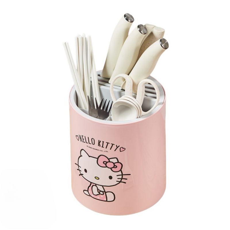 Cartoon Hello kittykuromiCinna - مراجعة Commercial Kitchen Knife Holder وسعره