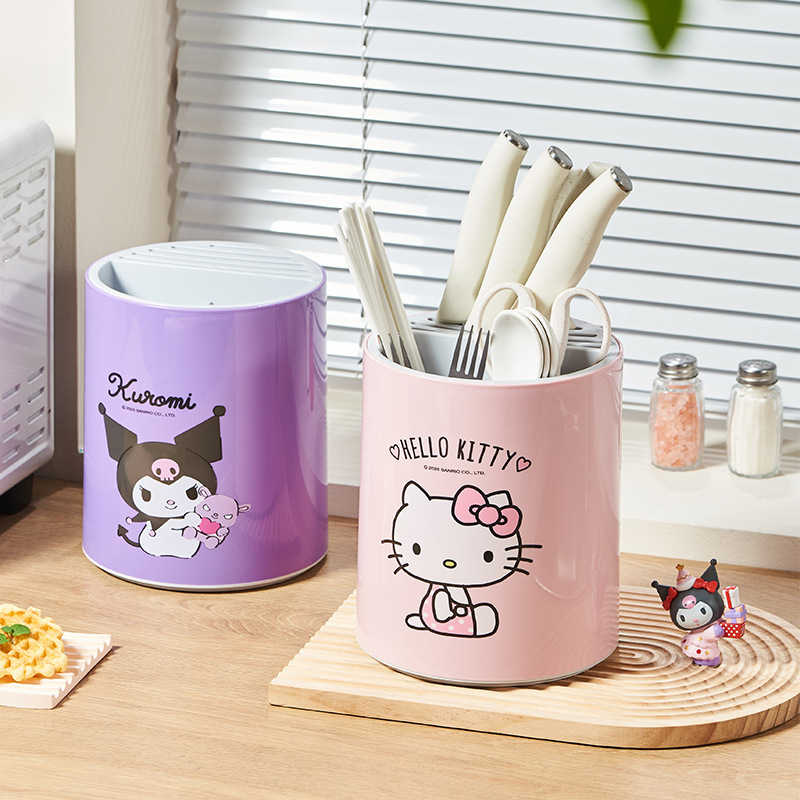 Cartoon Hello kittykuromiCinna - مراجعة Commercial Kitchen Knife Holder وسعره