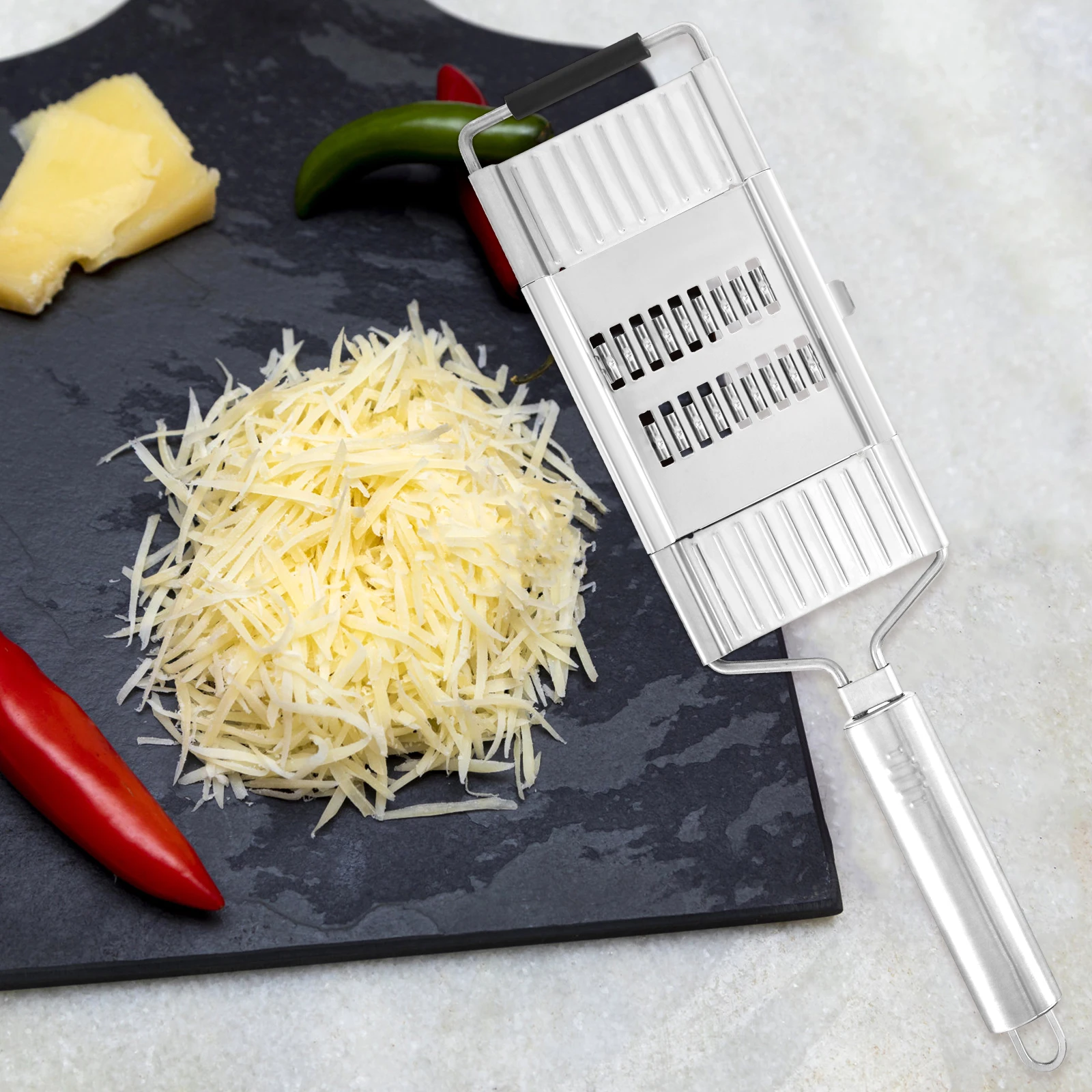 4 in1 Vegetable Slicer Stainle - مراجعة Commercial Potato Peeler وسعره