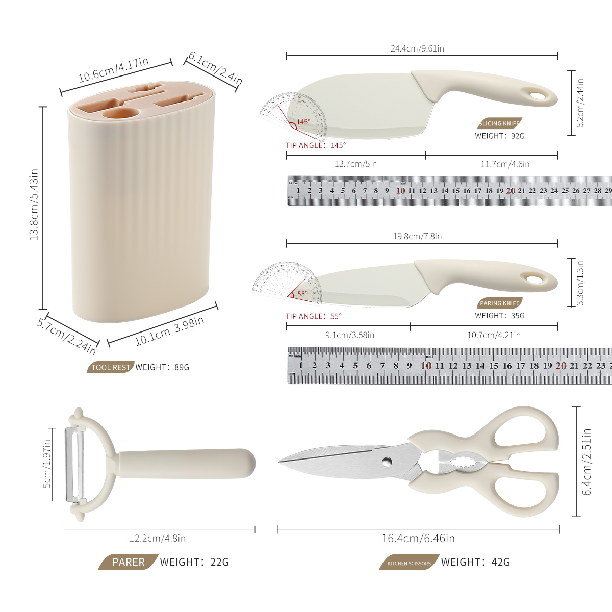 Stainless Steel Kitchen Knife  - مراجعة Commercial Kitchen Knife Holder وسعره