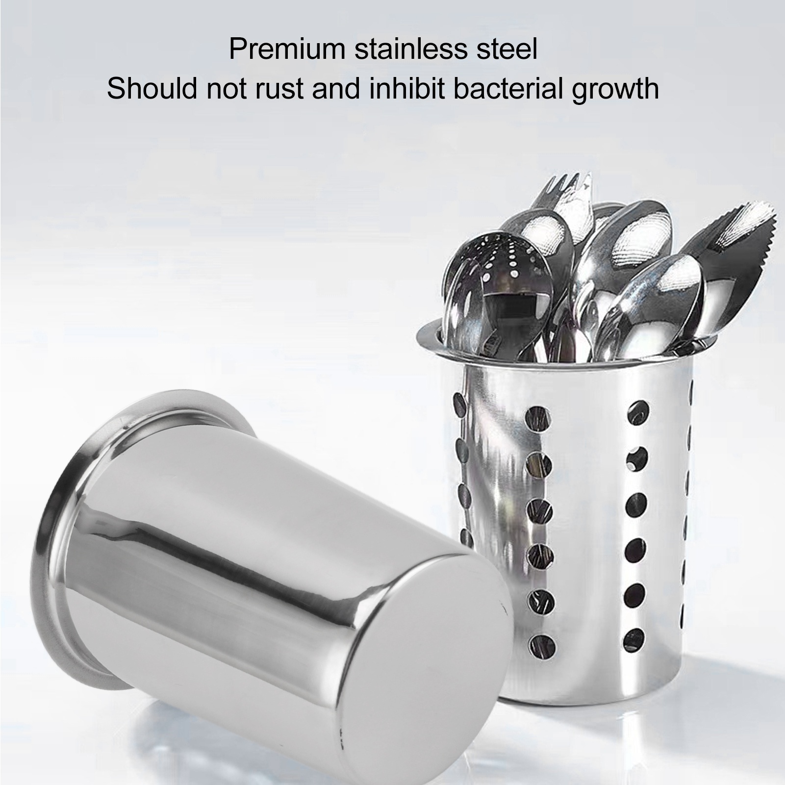 Stainless Steel Utensil Holder - مراجعة Commercial Kitchen Knife Holder وسعره