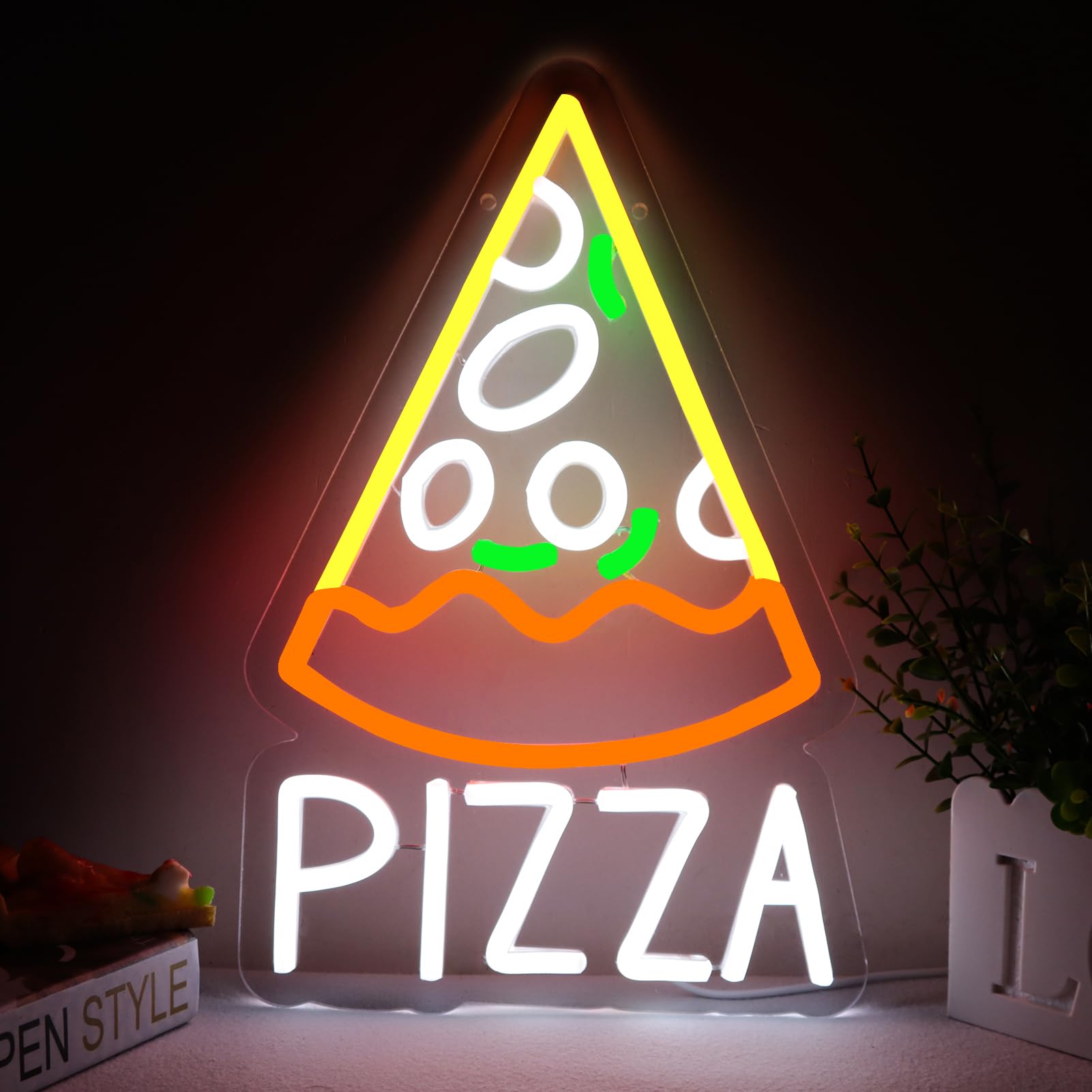 Pizza Neon Sign for Pizzeria B - مراجعة Commercial Kitchen Store وسعره