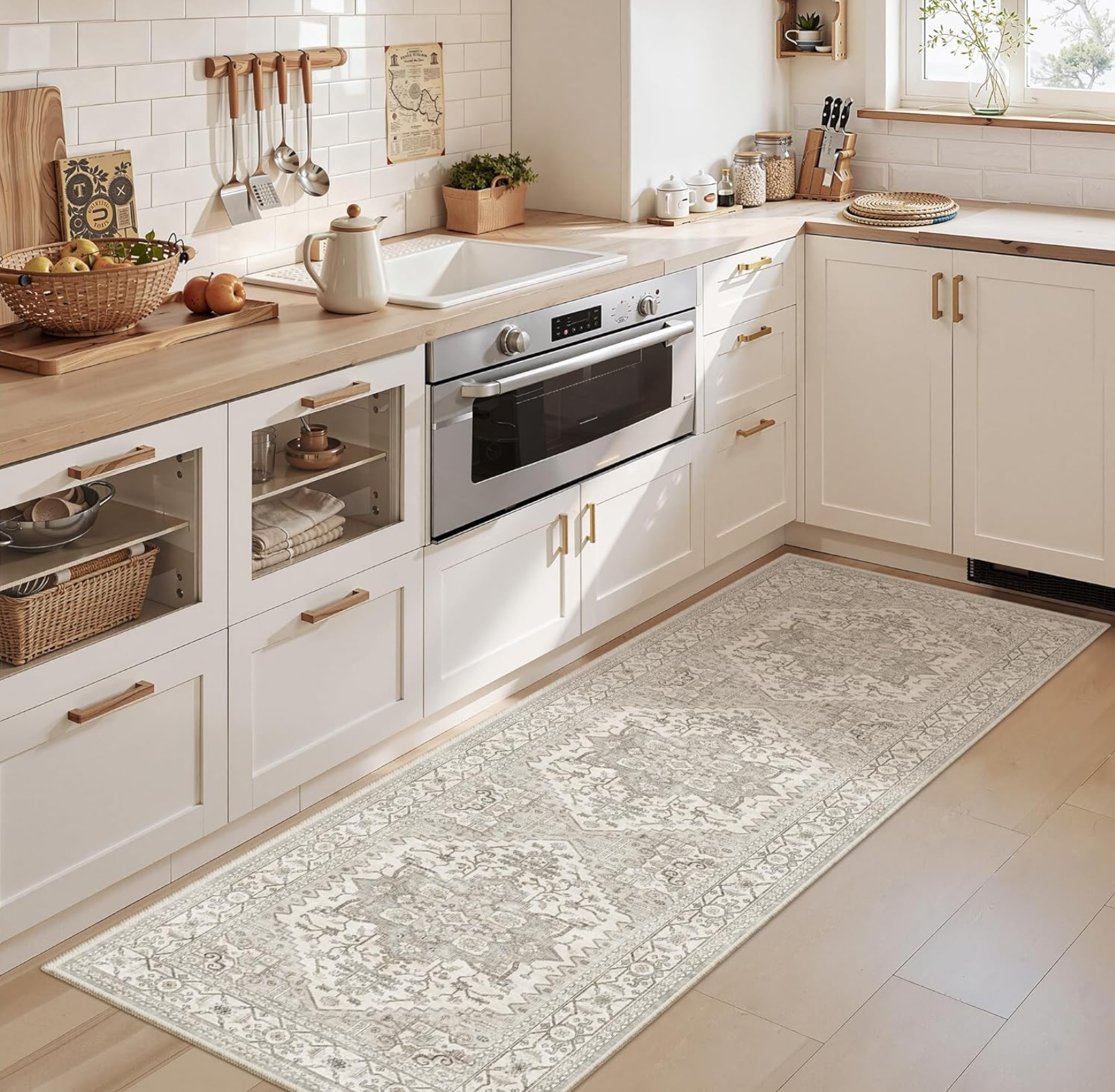 Multi-scene Long Runner Rug No - مراجعة Commercial Kitchen Mats وسعره