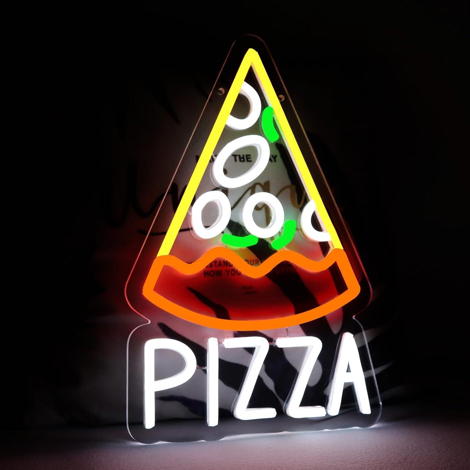 Pizza Neon Sign USB Dimmable L - مراجعة Commercial Kitchen Store وسعره