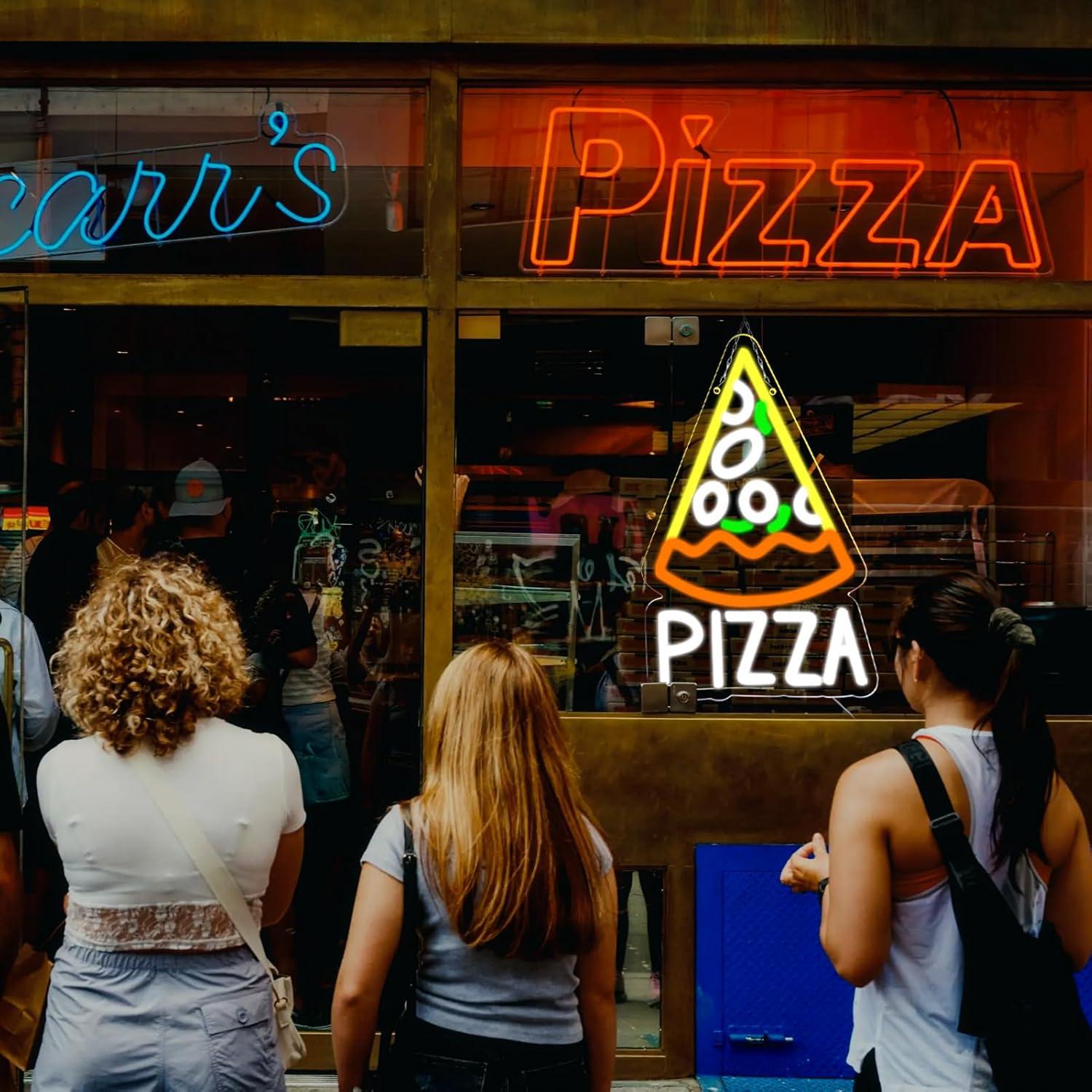 Pizza Neon Sign USB Dimmable L - مراجعة Commercial Kitchen Store وسعره