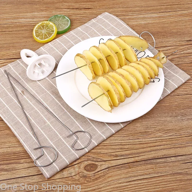 Spiralizer Chips Maker with 4  - مراجعة Commercial Potato Peeler وسعره