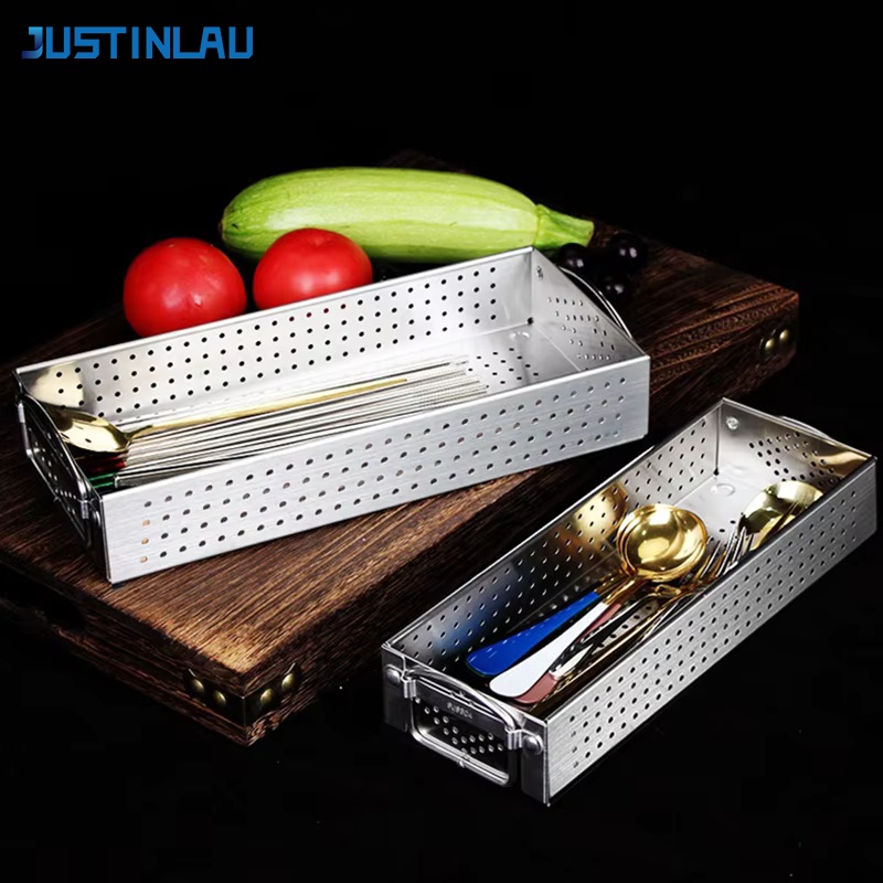 JUSTINLAU Stainless Steel Cutl - مراجعة Commercial Kitchen Knife Holder وسعره
