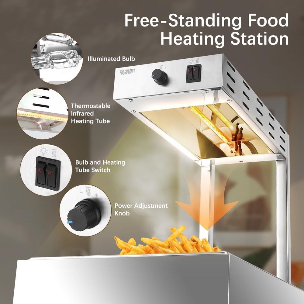 French Fry Warmer, Commercial  - مراجعة Commercial Kitchen Warmer وسعره