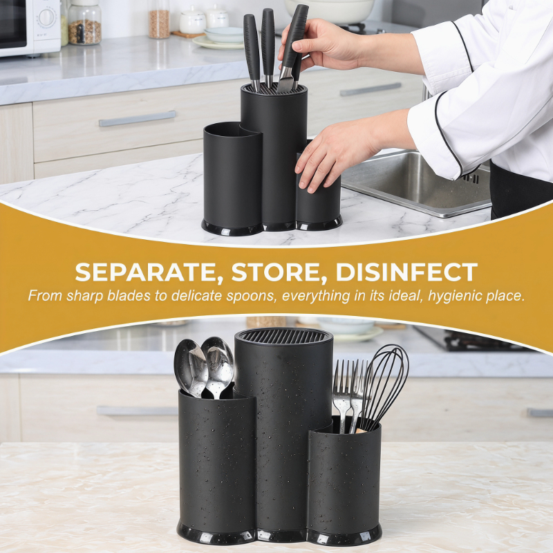 Kitchen Organizer Rack PP Knif - مراجعة Commercial Kitchen Knife Holder وسعره