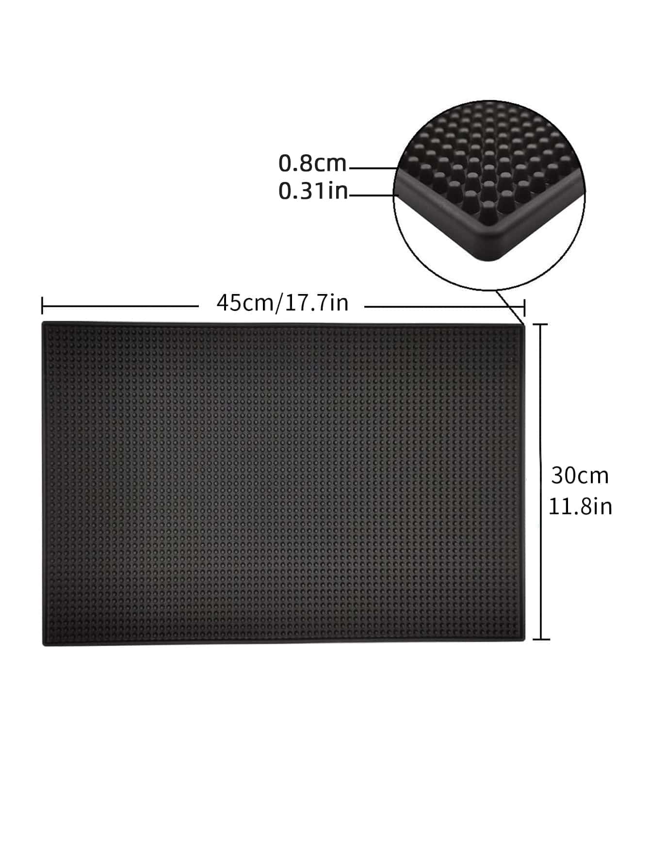 Bar Mat 17.7 x 11.8 in Thick D - مراجعة Commercial Kitchen Mats وسعره