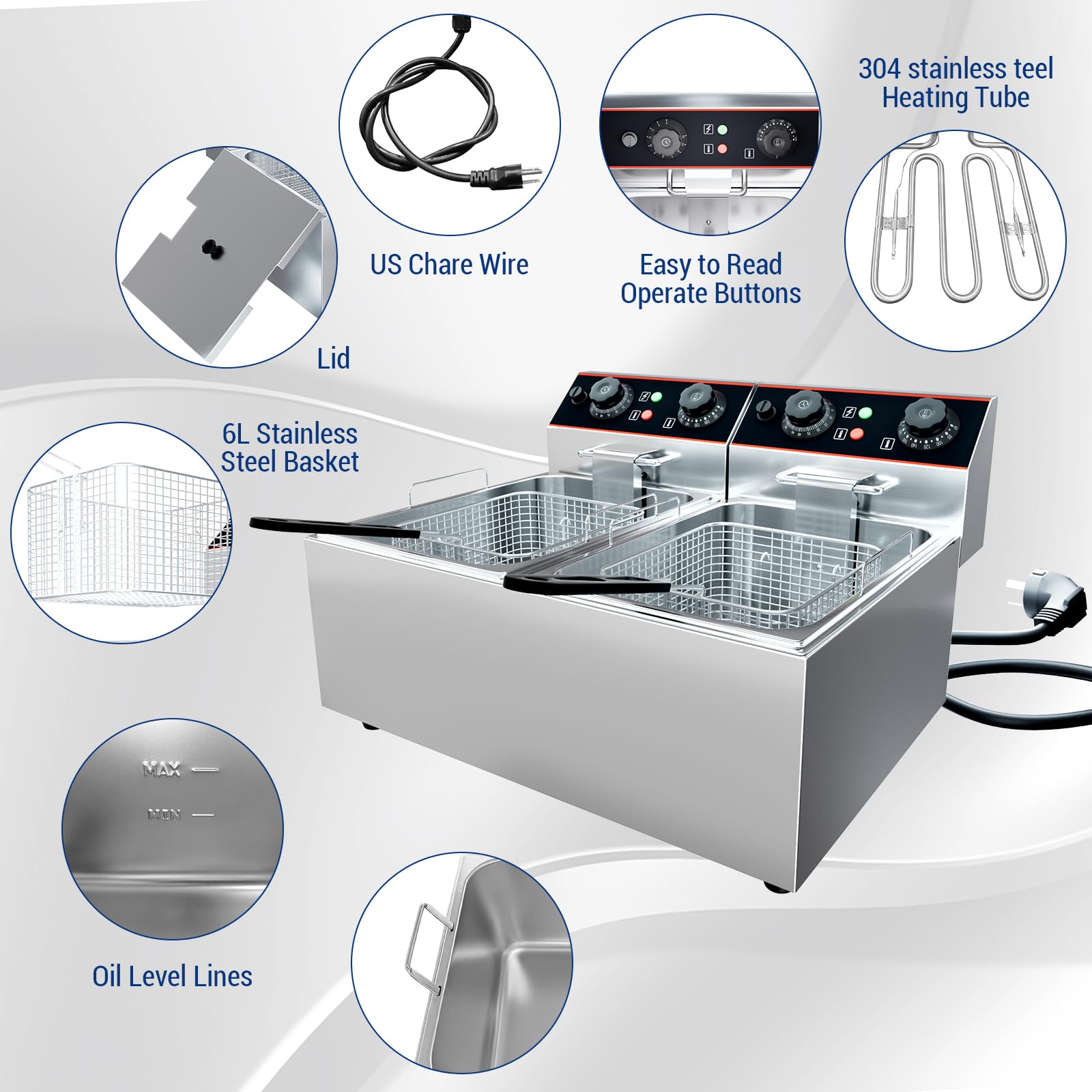 6/8/11L Commercial Electric De - مراجعة Commercial Kitchen And وسعره