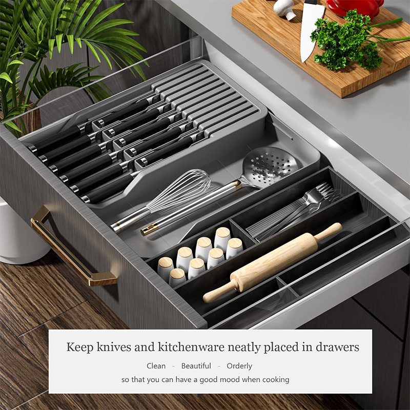 Knife Block Holder with Expand - مراجعة Commercial Kitchen Knife Holder وسعره