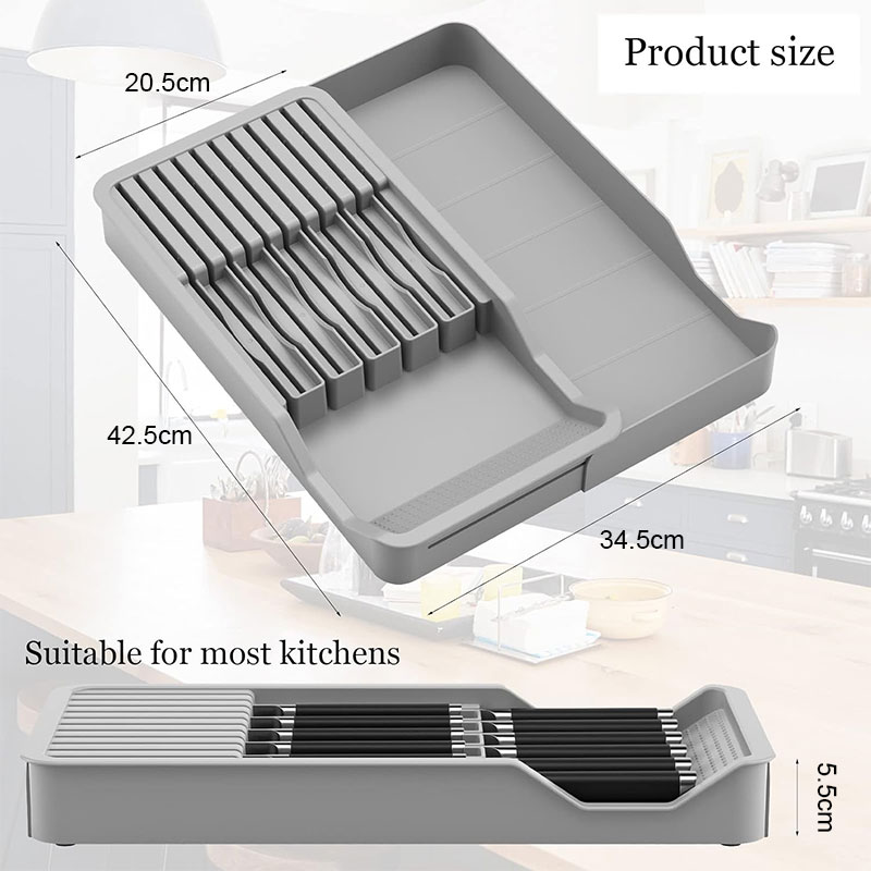 Knife Block Holder with Expand - مراجعة Commercial Kitchen Knife Holder وسعره
