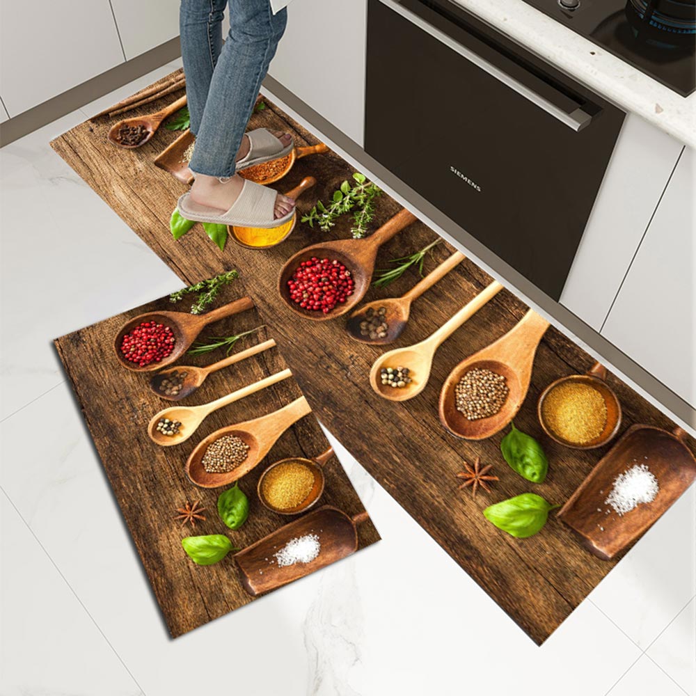 1PC Vegetable Grains Spices Ki - مراجعة Commercial Kitchen Mats وسعره